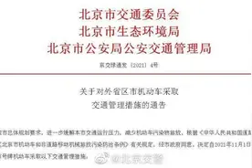 北京｜全天禁入二环！外省区市机动车进京管理新措施11月1日起实施图片
