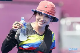 老婆输了！哥伦比亚美女射手吉拉尔多止步女子射箭64强图片