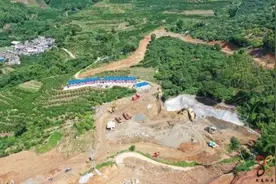 永金高速玉溪新平段建设稳步推进图片