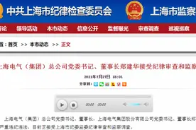 董事长涉违法被查，之前爆83亿财务大雷，上海电气怎么了？图片