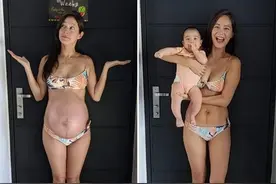 Janet产后半年「无P身材曝光」！腰臀对比超惊人…网泪：妈妈太伟大图片