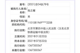 瑞幸咖啡创始人陆正耀新增终本案件信息，未履行逾13亿元图片