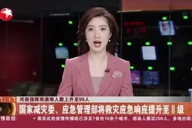 河南强降雨遇难人数上升至99人：国家减灾委、应急管理部将救灾应急响应提升至Ⅱ级视频封面