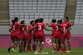 中国女子七人橄榄球29比0战胜日本图片