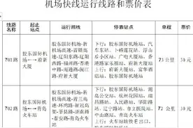 最高每人次30元！胶东国际机场快线票价出炉图片