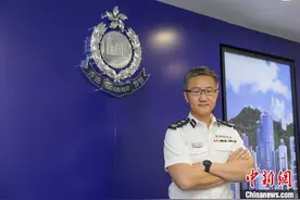 港警新“一哥”萧泽颐：全民反暴、全民反恐十分重要图片