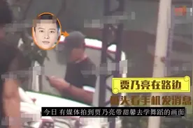 贾乃亮开车接8岁女儿学舞蹈 甜馨风风火火开心不已图片