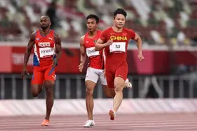 苏炳添10秒05晋级 半决赛要当决赛跑图片