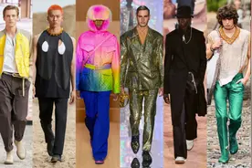 裹浴巾出街、华服赛女星、时尚“辣男”正当道图片