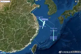 南海战略态势感知：8月1日晨 美军导弹监视机正在长江口外海高强度作业图片