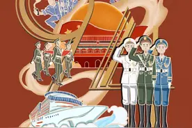 漫评：致敬，威武之师！前进，中国人民解放军图片