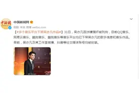 多个音乐平台下架吴亦凡作品图片