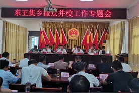 唐河县东王集乡召开撤点并校工作专题会图片