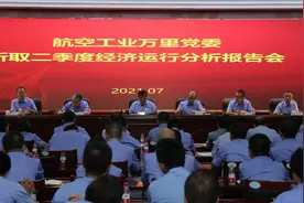 航空工业万里召开党委听取上半年经济运行分析报告会图片