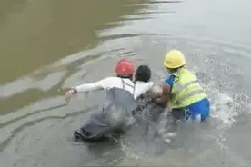 少女投水欲轻生，危急时刻中国水电六局番禺项目员工英勇救人图片