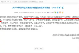 武汉市经开区沌口街道划定为中风险地区，实行封闭管理视频封面