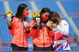 滑板——女子公园赛赛况图片