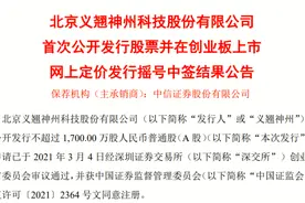 “大肉签”义翘神州摇号结果公示了！一签或可赚超30万，你中签了吗？图片