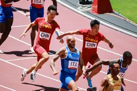 追平全国纪录，中国拿下男子4×100米接力第四名图片