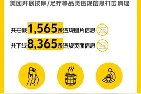 美团联动警方治理违法“按摩足疗”，已清理9000条违规内容及商户图片