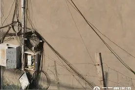 草海则房屋墙体布满“蜘蛛网”，村民担心存在安全隐患图片