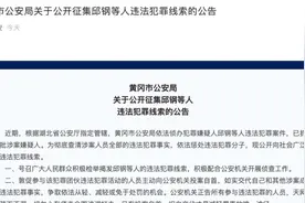 孝感警方通报：黄冈市公安局公开征集邱钢等人违法犯罪线索视频封面
