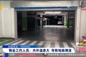 潍坊：谁负责？地下车库一滩水致骑车人滑倒摔伤图片
