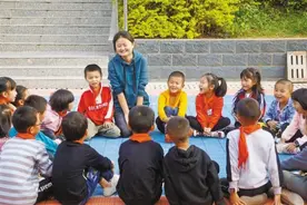 “乡村教育的作业，我还没有写完”图片