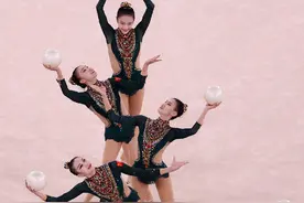美！艺术体操中国姑娘五球主题是敦煌飞天，网友：是中国人的浪漫图片