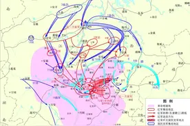 百年特辑|每日红色地图——中央革命根据地第一次反“围剿”示意图图片