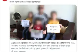 被抛弃的阿富汗翻译通过英媒喊话：“英国，救救我们”图片