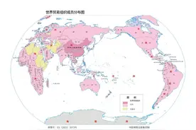 世界贸易组织成员分布图 | 地图上的党史（53）图片