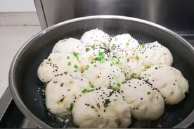 网红山药韭菜鸡蛋生煎，简单快手超美味图片