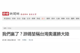 精神胜利法！台高官搞出“奖牌人口比”，声称奥运会大胜大陆、日本、韩国……图片