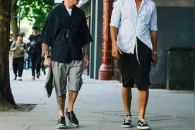 为什么街上男人们的短裤都那么辣眼睛？图片