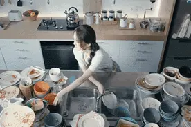 天然木纤维清洁巾，环保干净、清洁给力，让厨房生活事半功倍图片
