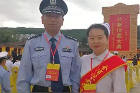 70后医警夫妻：一路扶持 平淡是真图片