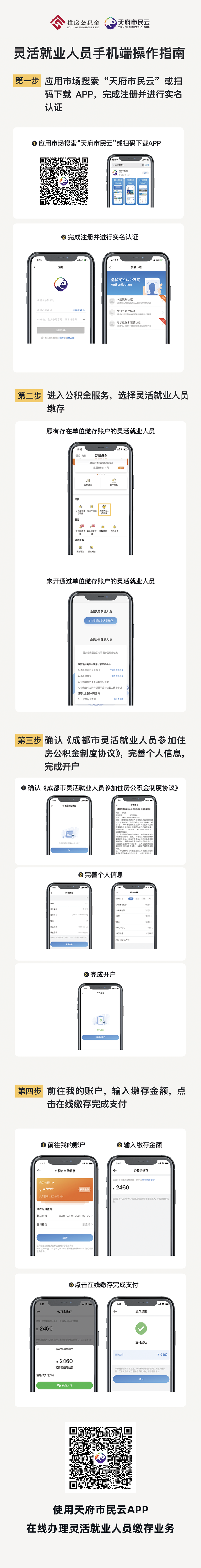 正式实施！成都灵活就业人员可以缴存公积金啦