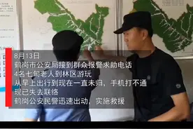 四名老人进山游玩走失，鹤岗公安空地联动31小时紧急救援终寻回视频封面