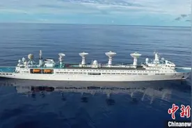 远望6号船再赴大洋执行海上测控任务 总航程将超1.6万海里图片