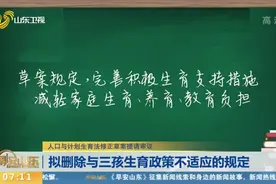 人口与计划生育法修正草案：拟删除与三孩生育政策不适应的规定视频封面