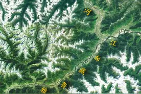 跟随卫星，领略神奇的“西藏江南”图片