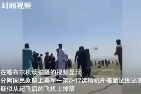 对话“阿富汗人攀爬军机坠亡”视频拍摄者：感到难过 没有人可以保护他们视频封面