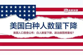 美国人口普查“惊爆”：白人比例下降，政治格局发生大变图片