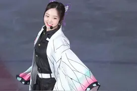 真的有仙女！日本花样滑冰女神 本田真凛Cos蝴蝶忍图片