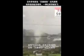 日本多地发生“灾害级”狂风暴雨，一神社房顶被刮飞图片