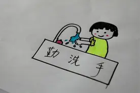 手绘简笔画有趣更有心 菏泽定陶区创新疫情防控知识宣传方式图片