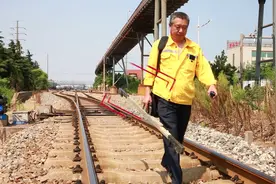坪岚铁路刘兆忠：铁道线上，每天步行十公里，守住安全底线图片
