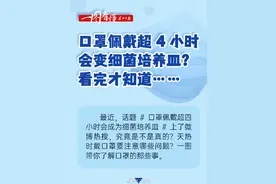 口罩佩戴超4小时会变细菌培养皿？看完才知道图片