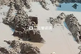 德惠市迎新五队安装自来水管道，水泥路被挖开长久未修复图片